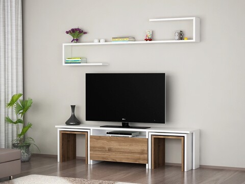 Comoda tv, furny home, ege, alb / nuc