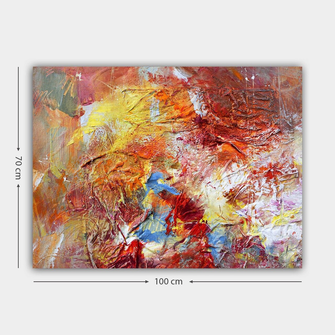 Tablou decorativ, 93873286_70100, Cadru: 100% LEMN (grosime: 3 cm), Multicolor - view 4