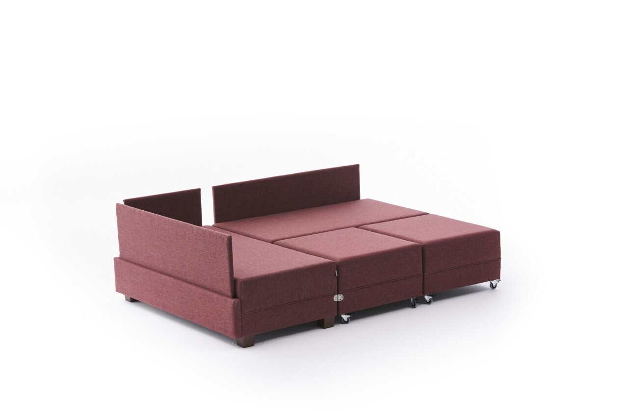 Coltar, Atelier del Sofa, 613LFS1160, Rosu claret — imaginea 7