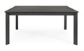 Masa extensibila pentru gradina/terasa Konnor, Bizzotto, 160 x 110/160 x 77.5 cm, aluminiu, gri carbune