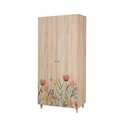 Dulap pentru haine, Vella, Lidya 2 -915, 90x192x52 cm, PAL, Sonomo