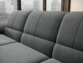 Coltar extensibil dreapta 3 locuri ELTAP, RT-05VER, Siber, 270x186x93 cm, lemn/poliester, gri