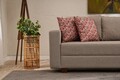 Canapea extensibila 3 locuri, Balcab Home, 825BLC5248, Lemn / MDF / PAL, Bej