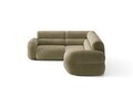 Coltar stanga 5 locuri, Neo, Micadoni Home, 295x210x83 cm, tesatura Chenille, verde oliv deschis