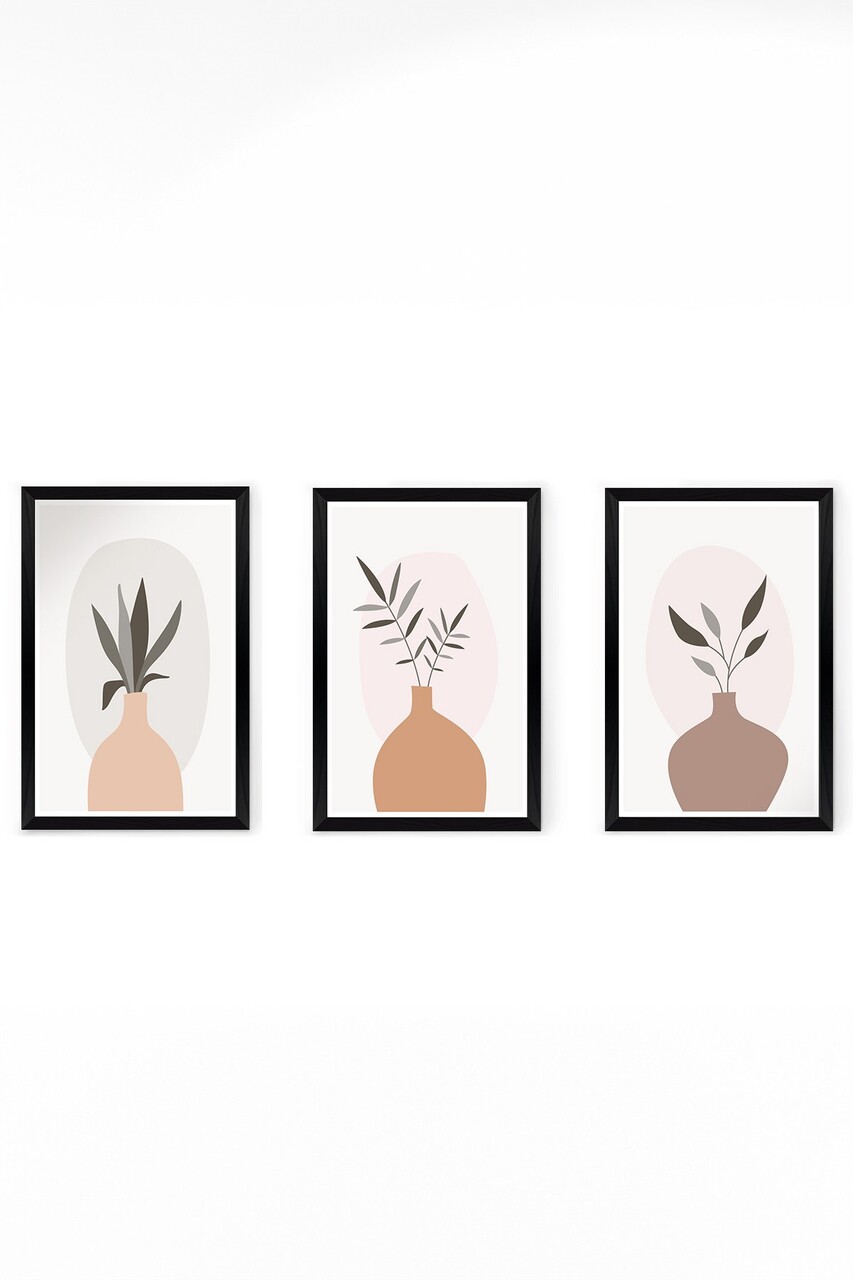 Set de pictură decorativă (3 Pieces), Artsycllct21, Fără ramă, Multicolor - view 2