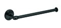 Suport rola servetele Orbinni, iDesign, fixare pe perete, 33.5x8x6.35 cm, negru