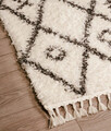 Covor, 3531A , 160x230 cm, Poliester, Alb / Antracit