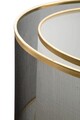 Lampadar Levels, Mauro Ferretti, Ø35 x 153 cm, 1 x E27, 40W, fier/textil, negru/auriu