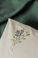 Set cuvertura pique Single, Sophia - Green, Cotton Box, Bumbac