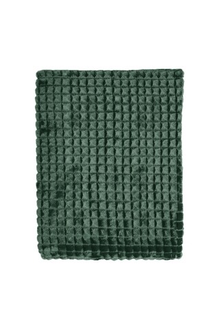 Patura Mistral, Flannel plaid combo, Tight Squares, 130x170 cm, 100% poliester, verde