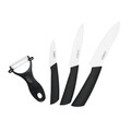 Set cutite 4 piese, Cook in style, Heinner, ceramica, negru