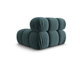 Modul pentru canapea, 1 loc, Bellis-51, Micadoni Home, 94x94x70 cm, catifea, turcoaz