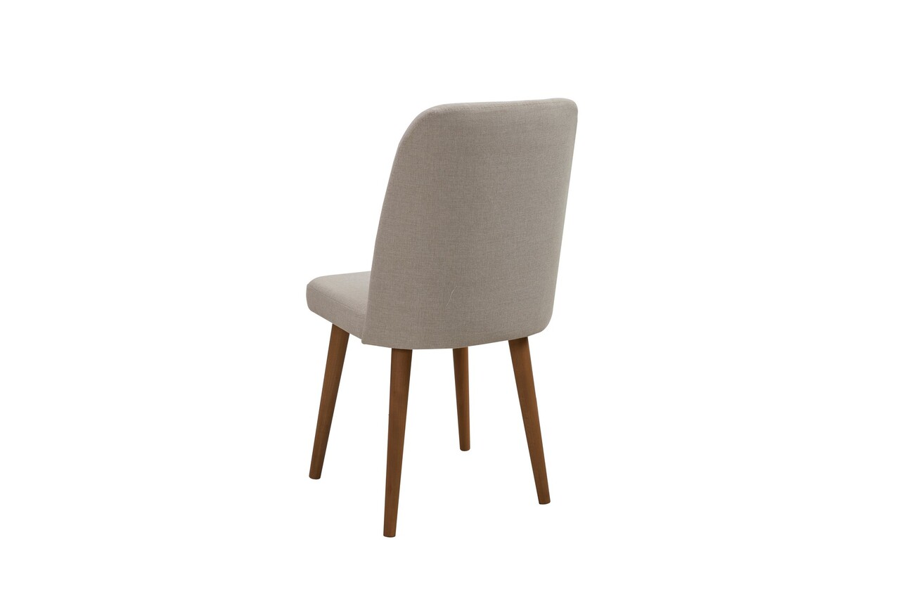 Set masa extensibila si scaune, 3 piese, Hanah Home, Vina 1005 3, Alb / Crem - imagine 8