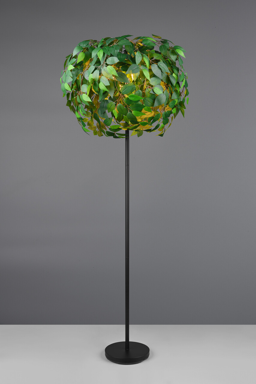 Lampadar Leavy, RL, 70x180 cm, 28W, 3x E14, metal, verde