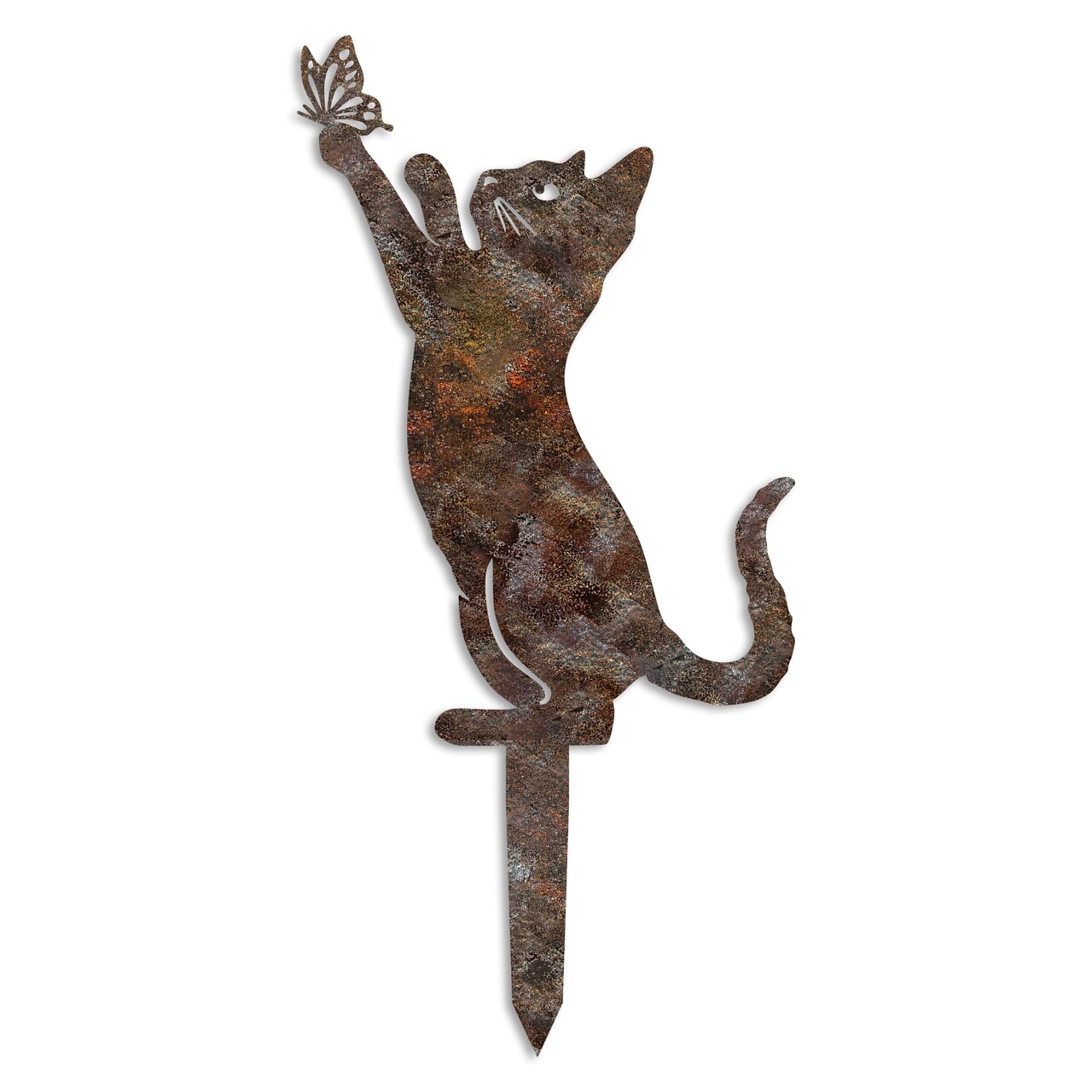 Obiect decorativ de grădină, Cat -A 01, 49x24 cm, Multicolor - view 4