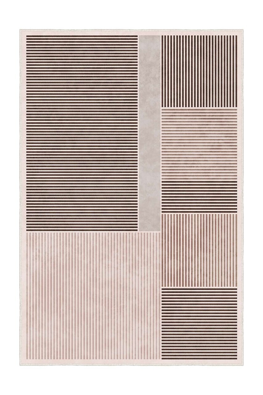 Covor Sftkece030 80x200 cm Poliester Maro