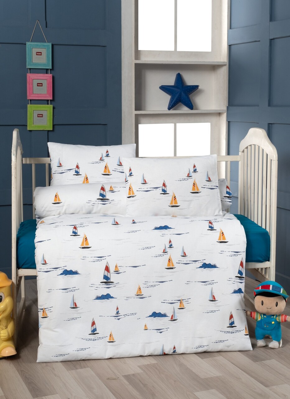 Lenjerie de pat pentru copii, Sail, Life Style, Bumbac Ranforce