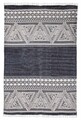 Covor Tabuk Anthracite, Bizzotto, 140 x 200 cm, 100% bumbac