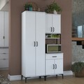 Dulap multifunctional, Rani, JE120, 120x198.6x40 cm, PAL, Alb