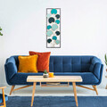 Decoratiune de perete, Catalpa, Metal, Dimensiune: 32 x 90 cm, Multicolor