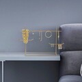 Suport pentru bijuterii, TK-007, 31x29x13 cm, Metal, Auriu