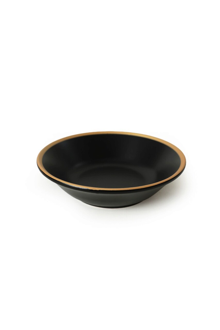 Set farfurii, Keramika, 275KRM1904, Ceramica , Nu absoarbe apa, Negru - 2 | YEO