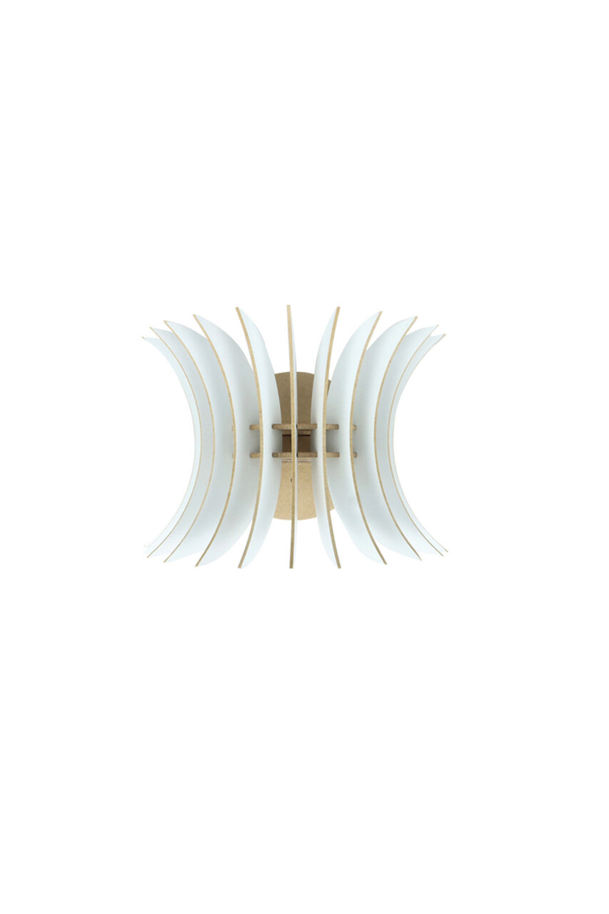 Aplica de perete, FullHouse, 390FLH2101, MDF  , Alb