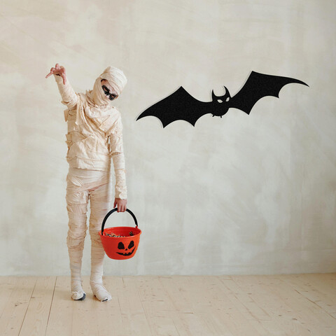 Decoratiune de perete, Halloween 12, Metal, 70 x 17 cm, Negru Enzo