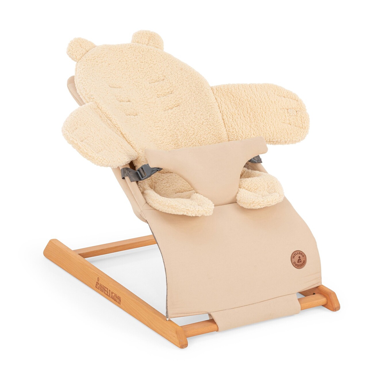 Perna universala copii Baby Pad, Wallxpert, Teddy Bear, Poliester, Bej - view 6