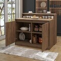Masa de bucatarie, Hanah Home, 2799, 120x100x80 cm, PAL MELAMINAT, Maro