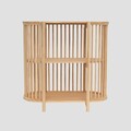 Biblioteca Sensus, Homla, 80x45x80 cm, lemn, natur