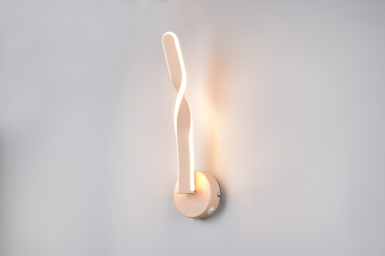 Aplica de perete Ginko, RL, 12x15x45.5 cm, 11W, 1x SMD, metal, bej