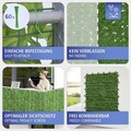 Folie paravan pentru balcon si gradina Ivy, Maximex, 100x300 cm, polietilena/poliester/nailon, verde
