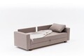 Canapea extensibila 3 locuri, Balcab Home, 825BLC5250, Lemn / MDF / PAL, Maro
