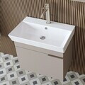 Set Dulap de Baie cu Chiuvetă și Oglindă (3 Piese), Hanah Home, 2940, PAL MELAMINAT, Gresie