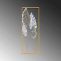 Decoratiune de perete, Nezgep, Metal, Dimensiune: 32 x 90 x 5 cm, Multicolor