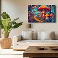 Tablou decorativ, 4570softc-003, Lemn, Multicolor