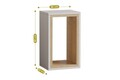 Masuta, Elegance, Nancy, Stejar Safir / Alb