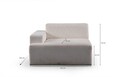 Coltar, Atelier del Sofa, 560ARE5240, Cadru: LEMN/PAL, Alb