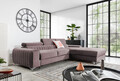 Coltar extensibil dreapta 3 locuri ELTAP, RT-24LO, Grayson, 278x205x92 cm, lemn/poliester, roz