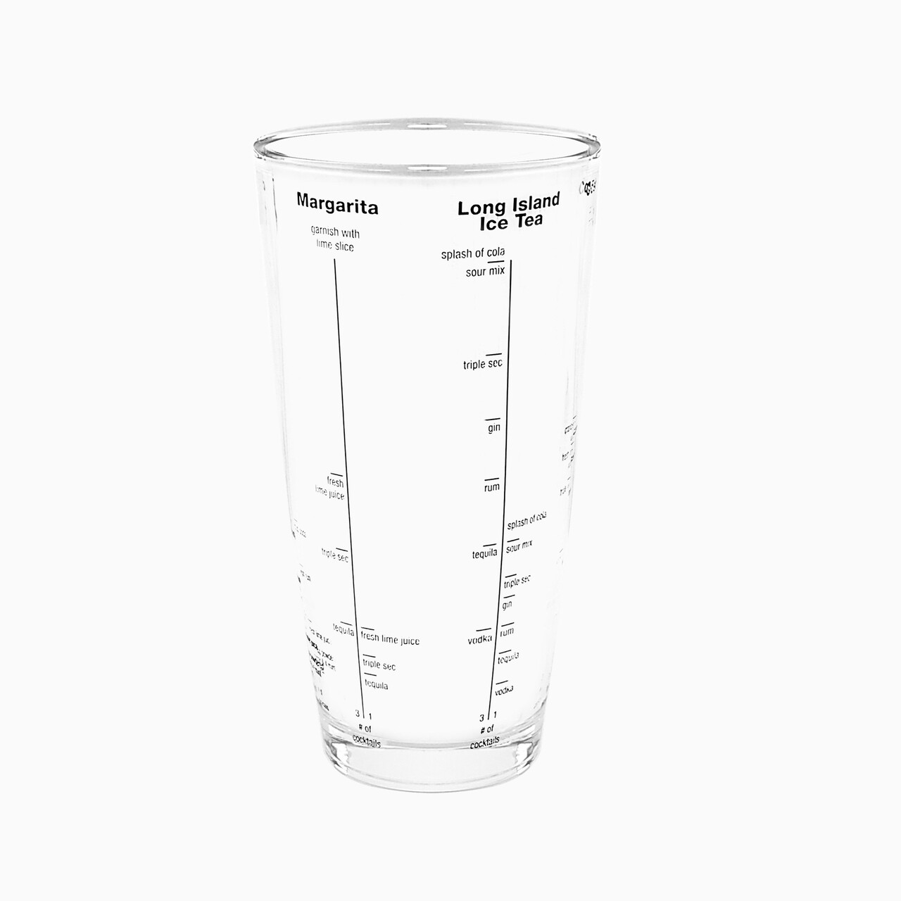 Shaker cocktail, cu retete, sticla, 700 ml - Zokura - imagine 2