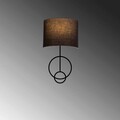 Aplica de perete, Opviq, 892OPV1330, Metal, Negru