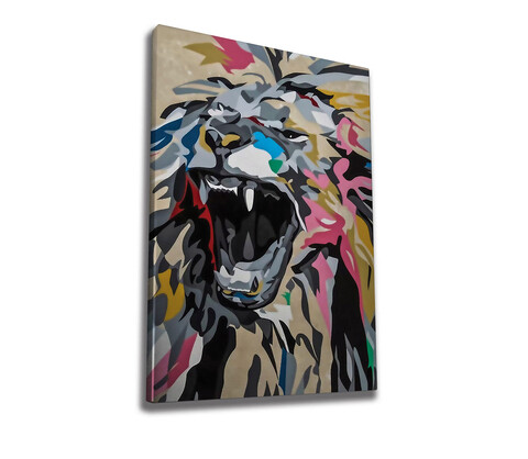 Tablou decorativ, WY167 (50 x 70), 50% bumbac / 50% poliester, Canvas imprimat, Multicolor