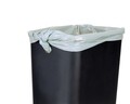 Cos de gunoi cu pedala Design, Wenko, 23.5x41x55 cm, otel/polipropilena, negru