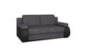 Canapea extensibila 3 locuri ELTAP, Laura, 202x79x84 cm, lemn/poliester, gri inchis/negru