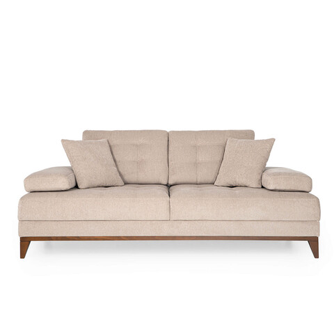 Canapea 2 locuri, ndesign, 291nds1126, lemn, crem