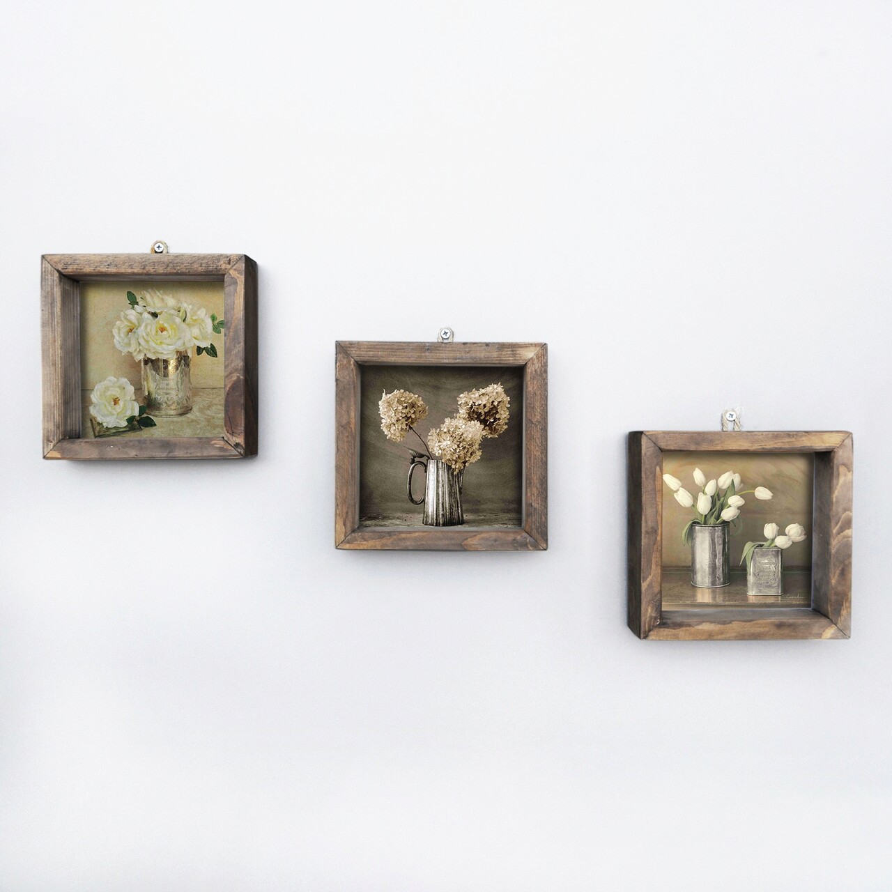 Set 3 tablouri decorative, UKZM021, MDF, Imprimat UV, Multicolor - 1 | YEO