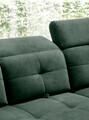 Coltar extensibil dreapta 5 locuri ELTAP, RT-35RAQ, Inferne, 297x210x107 cm, lemn/poliester, verde inchis