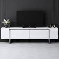 Comoda TV, Bexley, Yildiz, Alb / Argintiu