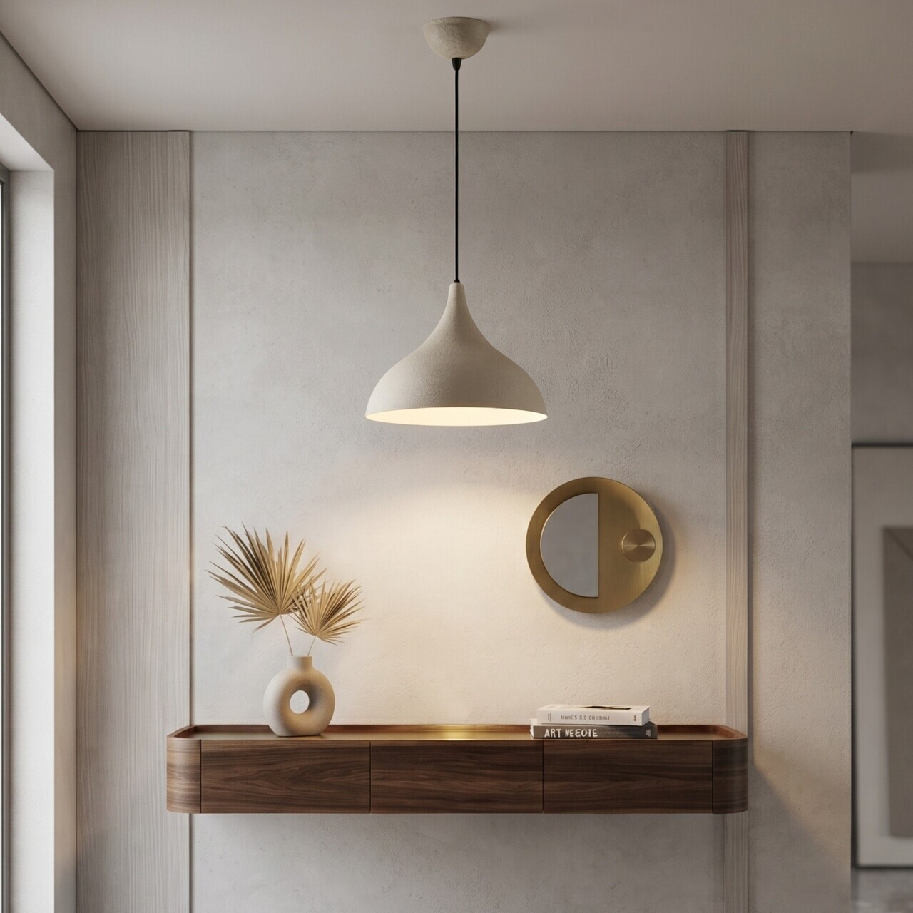 Lampă suspendată, Opviq, 536NTD4103, Crem